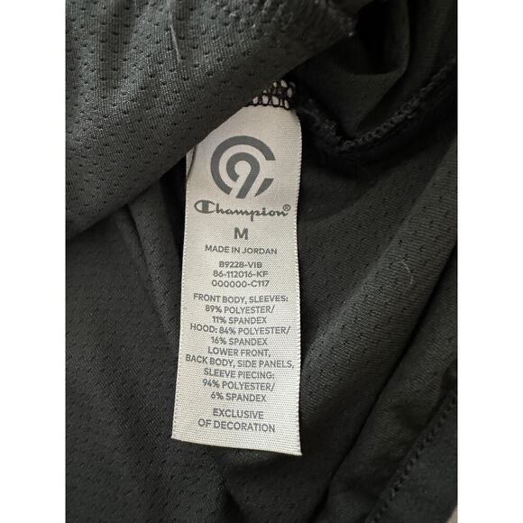 Champion Power Core Half Zip Hoodie sz Medium - Picture 4 of 4